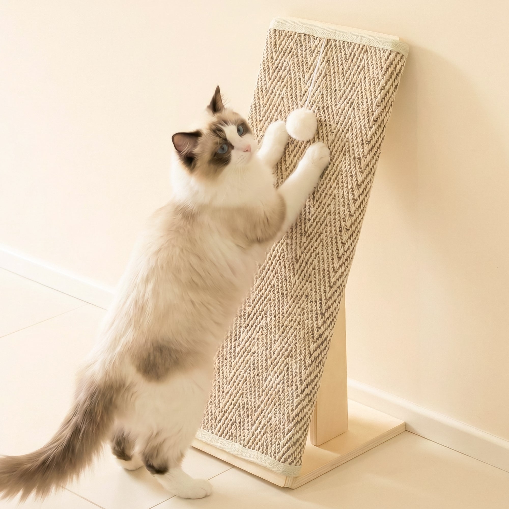PETKARAY Inclined Sisal Cat Scratcher