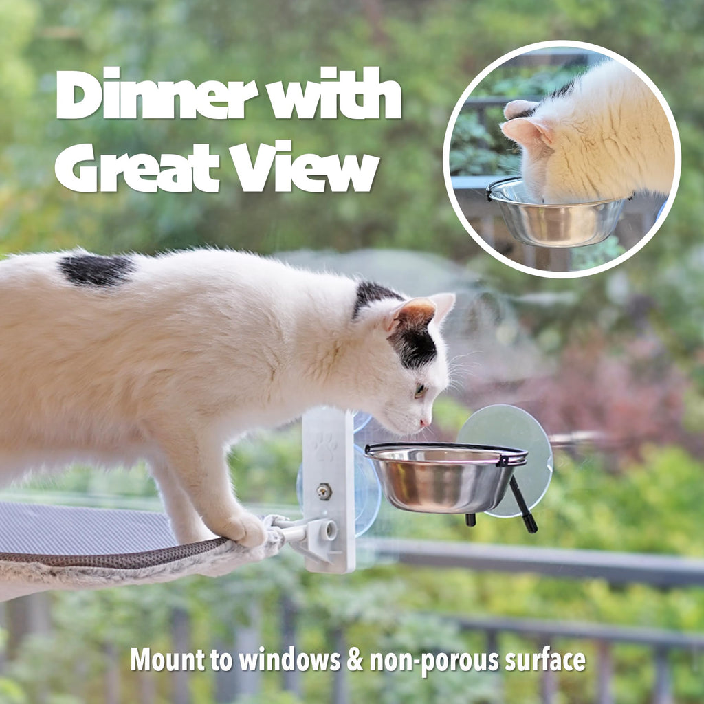 PETKARAY Window Bowls with Suction Cups