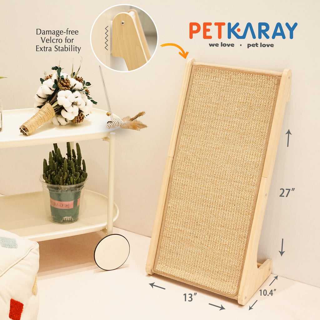 PETKARAY L Shape Plug Mat Cat Scratcher