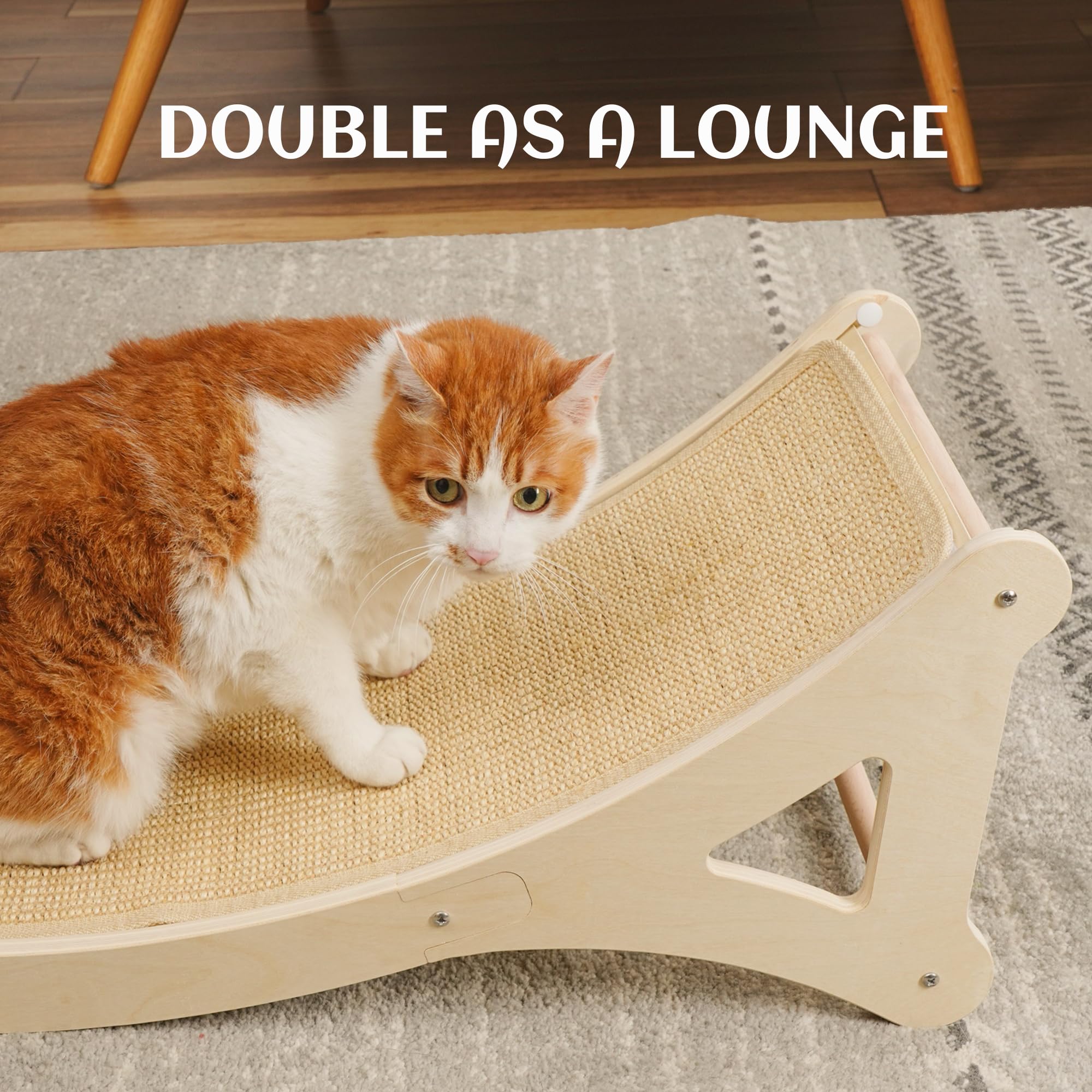 PETKARAY Curved Sisal Cat Scratcher