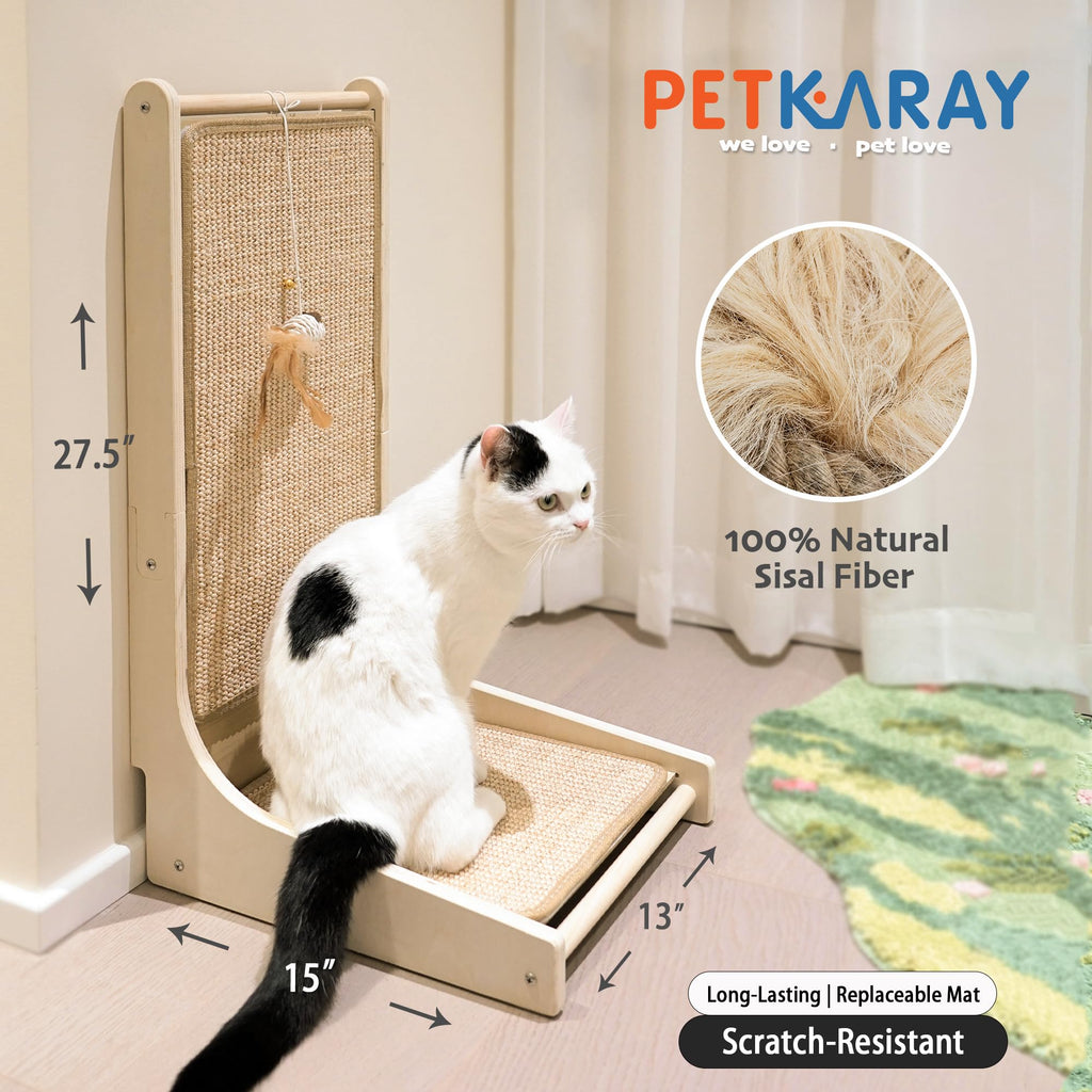 PETKARAY 90° Sisal Cat Scratcher