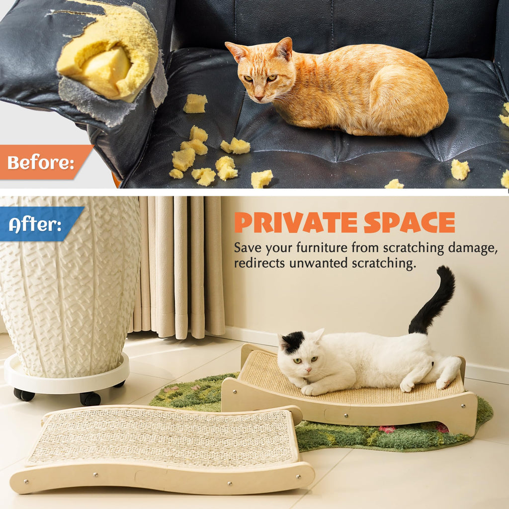 PETKARAY Curved Cat Scratching Board