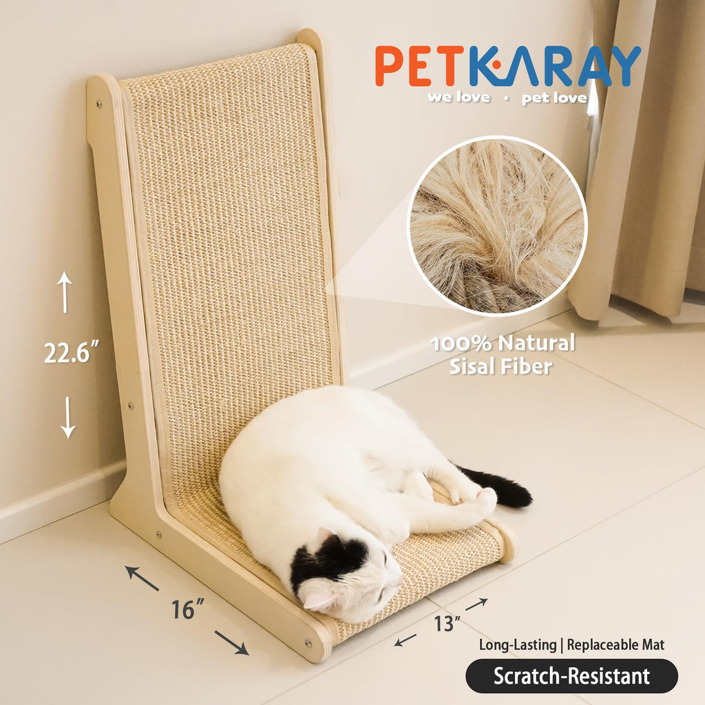 PETKARAY 105° Sisal Cat Scratcher