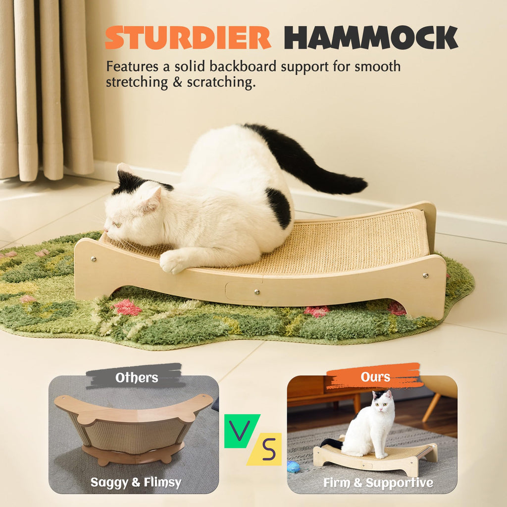 PETKARAY Curved Cat Scratching Board