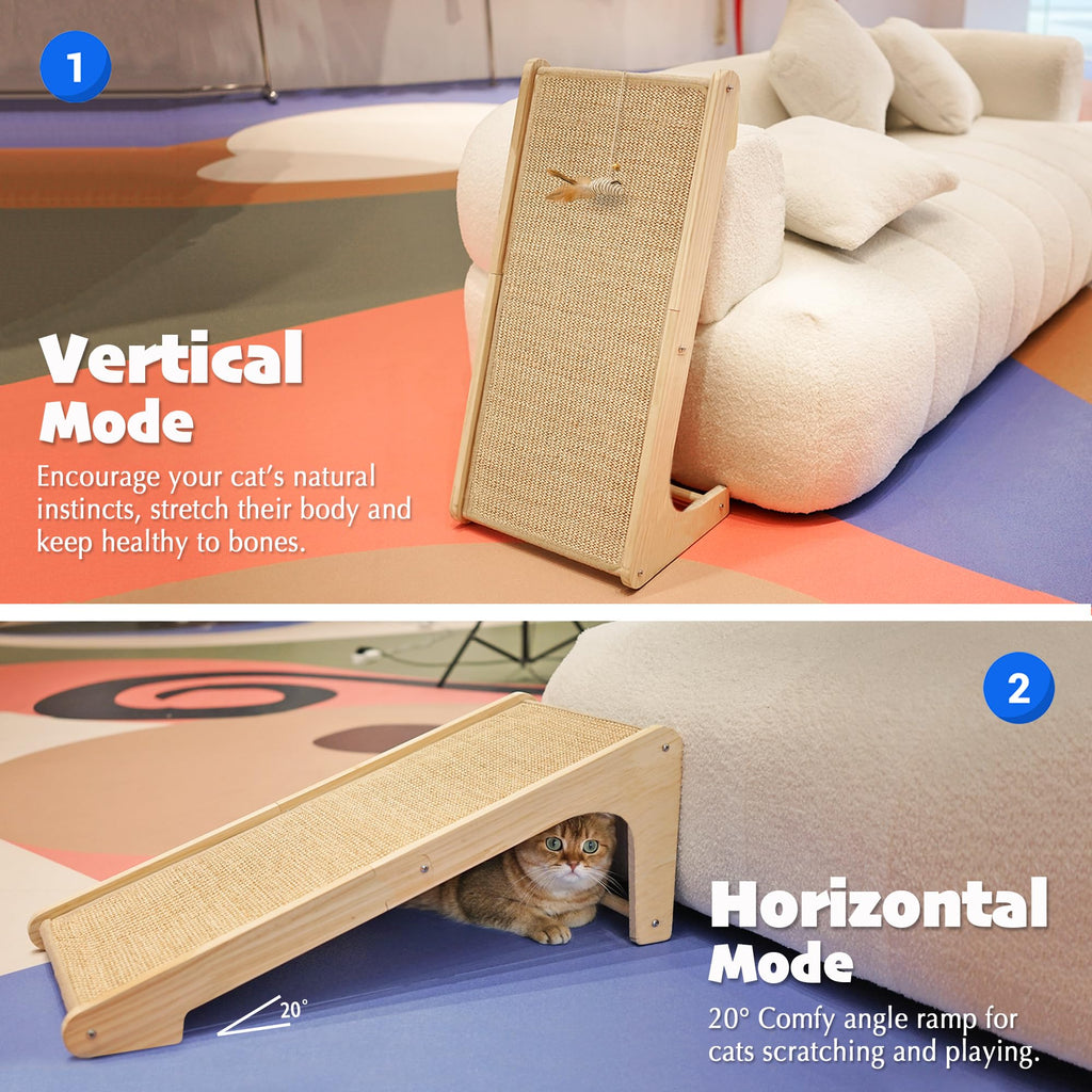PETKARAY L Shape Plug Mat Cat Scratcher