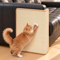 PETKARAY Under-Couch Corner Cat Scratching Post, Extended Cat Scratcher