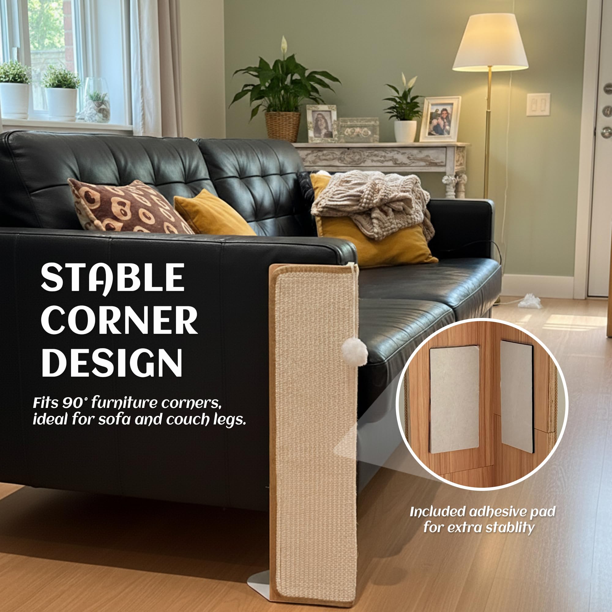 PETKARAY Under-Furniture Cat Scratcher