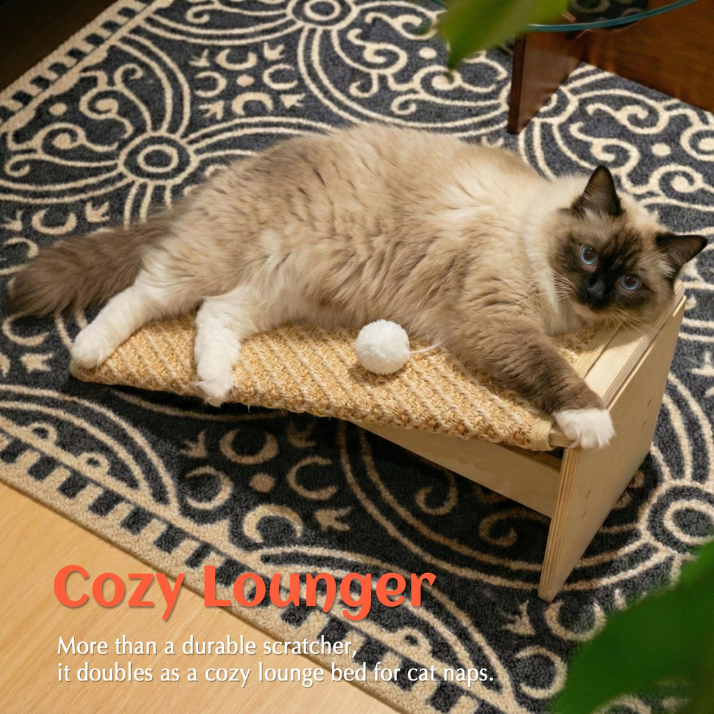 PETKARAY Inclined Sisal Cat Scratcher