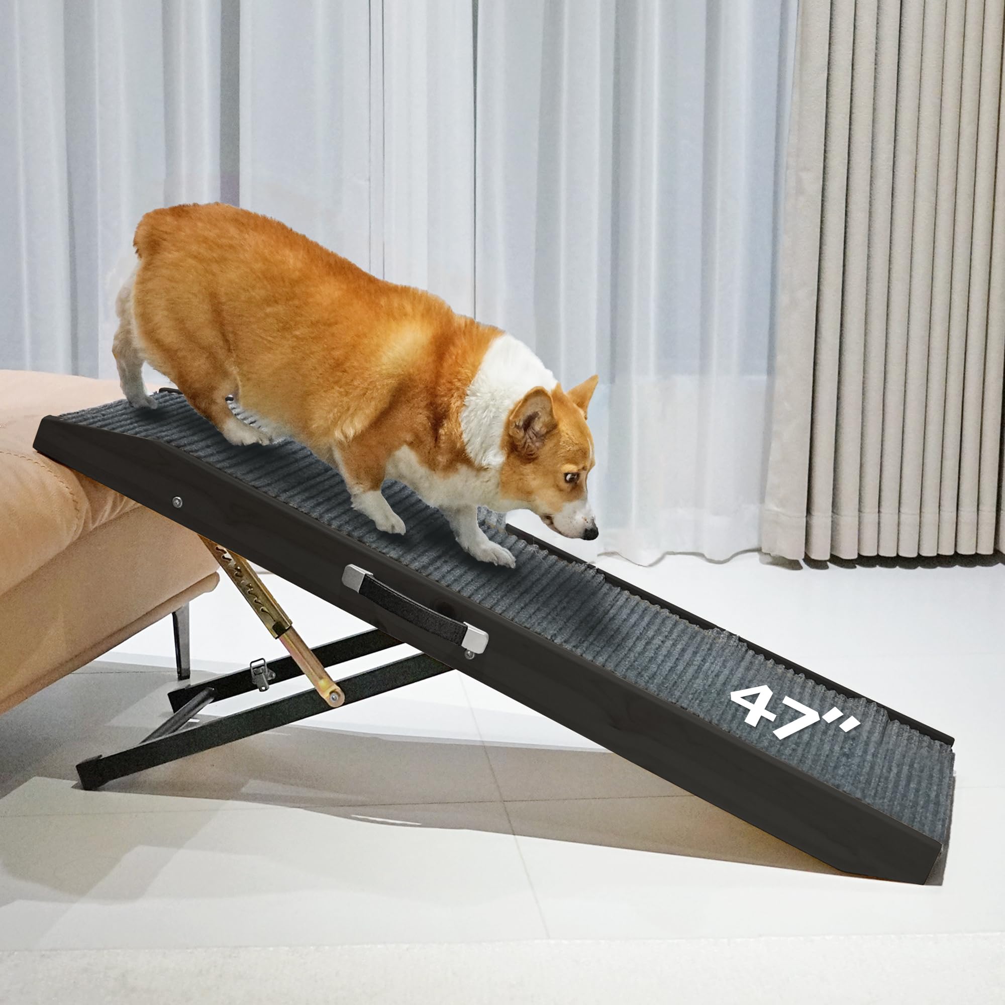 PETKARAY Folding Wooden Dog Ramp