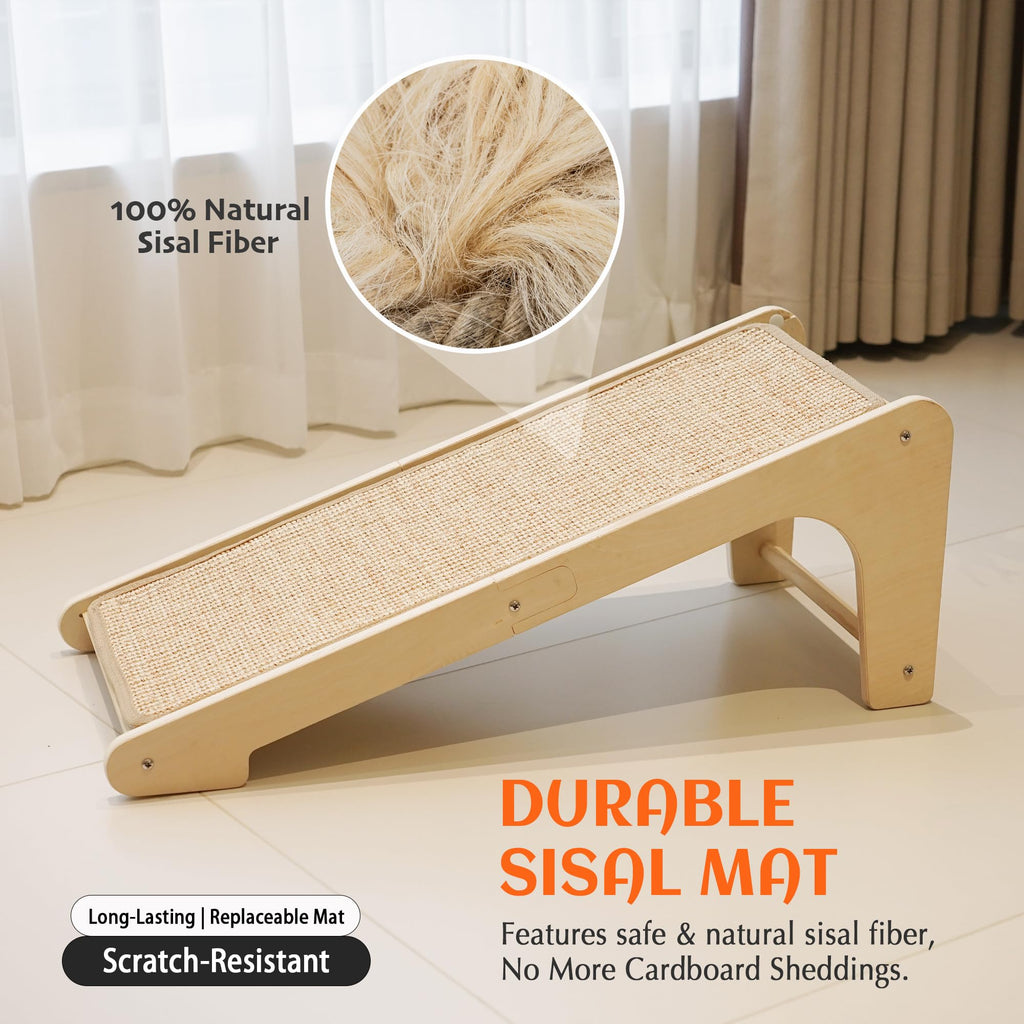 PETKARAY L Shape Plug Mat Cat Scratcher