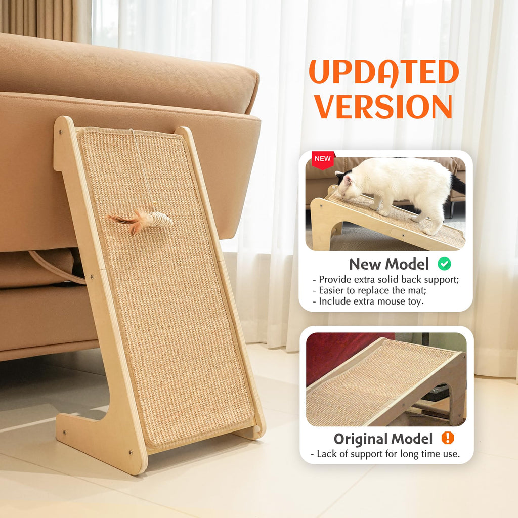 PETKARAY L Shape Plug Mat Cat Scratcher
