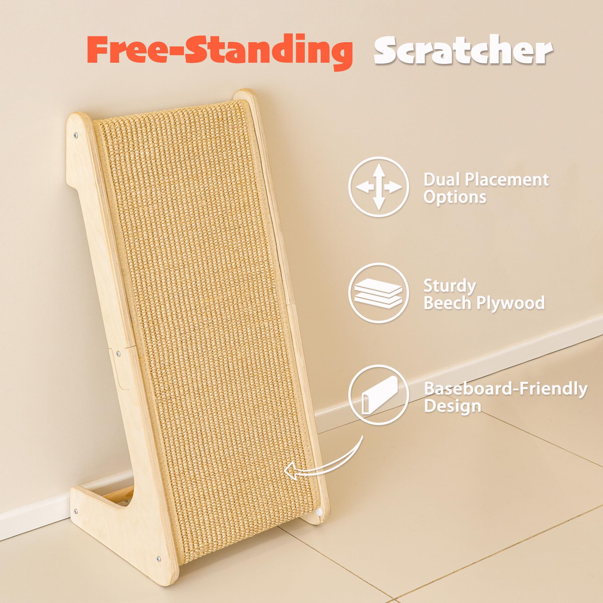 PETKARAY L Shape Cat Scratcher