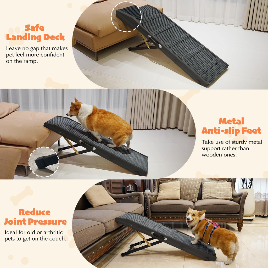 PETKARAY Folding Wooden Dog Ramp