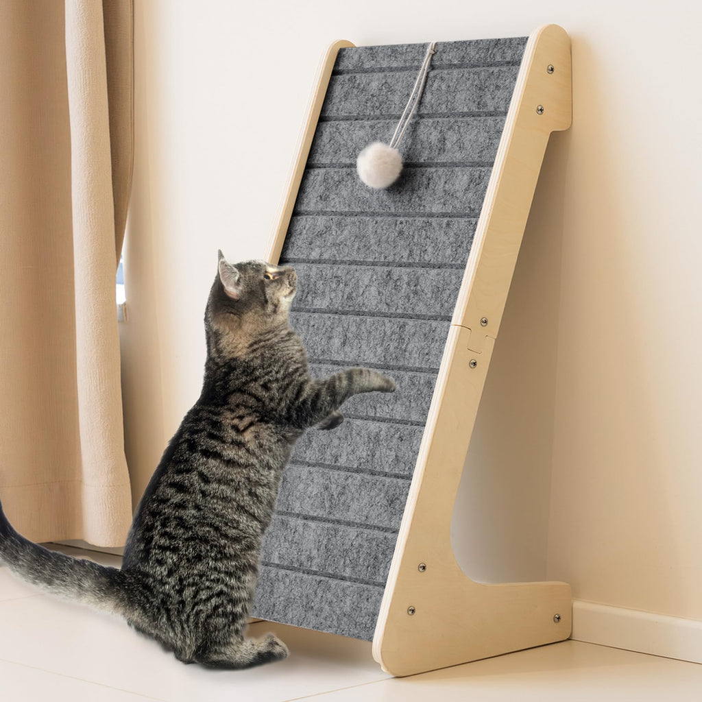 PETKARAY L Shaped Felt Cat Scratcher