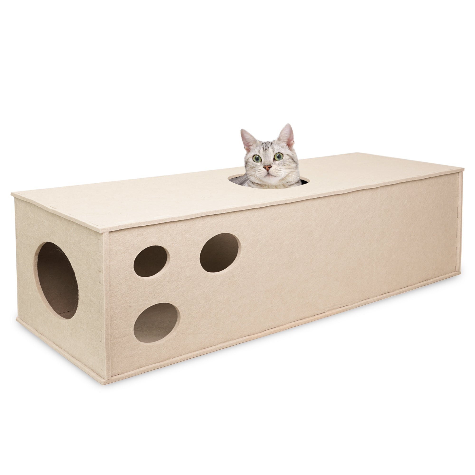 PETKARAY Cat Felt Tunnel